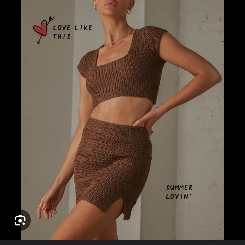 Peppermayo Knit cover up set